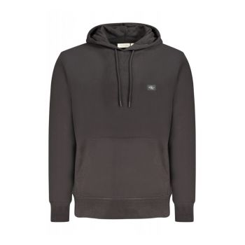 Hanorac barbati - cu logo brodat - Regular fit -  Negru -