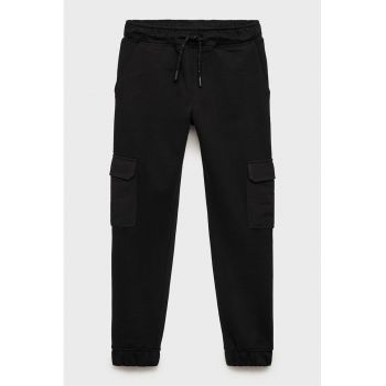Pantaloni de trening cargo din bumbac