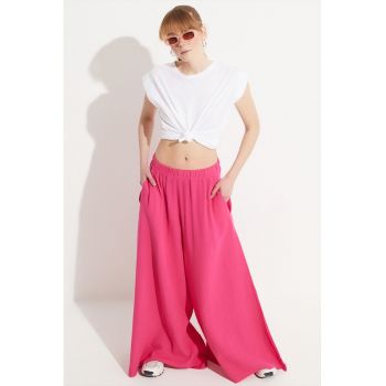 Pantaloni cu croiala ampla