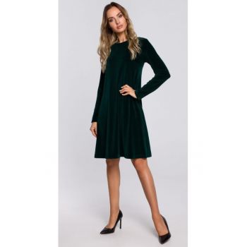 Rochie -  Bumbac / Poliester - Verde