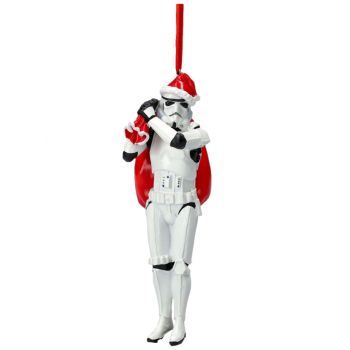 Stormtrooper Santa Sack Hanging 13cm