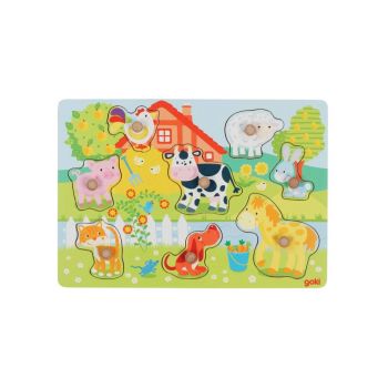 Puzzle Goki Farm Animals Lift-out (57392)