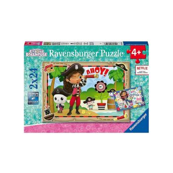 Puzzle Ravensburger Gabbys Dollhouse 2x24pc (10105710)