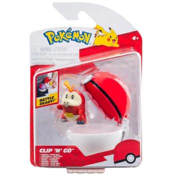 Pokemon Clip N Go Fuecoco And Poke Ball (pkw3628)