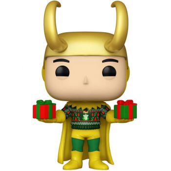 Pop Marvel Loki With Sweater Metallic Special Edition 1322 Bobble Head 9cm