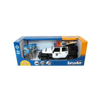 Bruder Jeep Wrangler Unlimited Rubicon Police Vehicle With Policeman (02526)