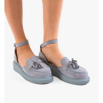 Pantofi Casual dama Hagge Albastri ieftina la reducere