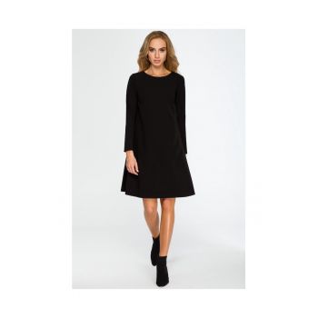 Rochie cu sifon la spate -  Poliester/Vascoza - Rosu