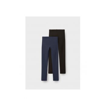 Set 2 perechi pantaloni copii -  544128 - Negru/Bleumarin - Bumbac