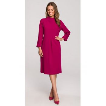 Rochie cu pliseuri decorative