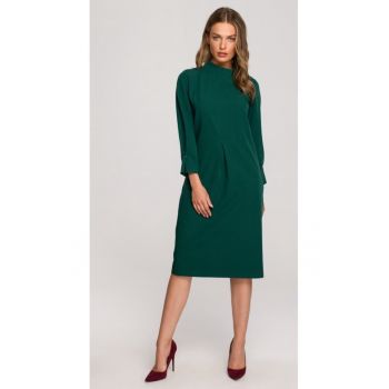 Rochie cu pliseuri decorative