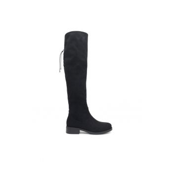 Botine dama -  590558805839740 - Piele ecologica - Negru
