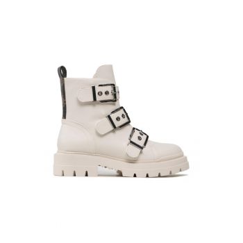 Ghete dama -  302931 - Piele naturala - Kaki