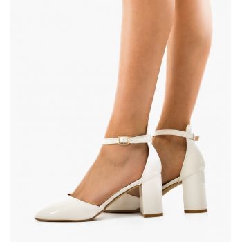 Pantofi dama Peppre Albe