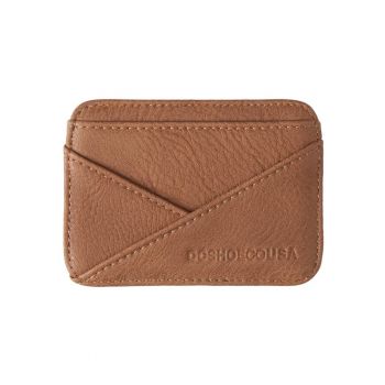 Suport pentru carduri barbati  Stacked - Maro