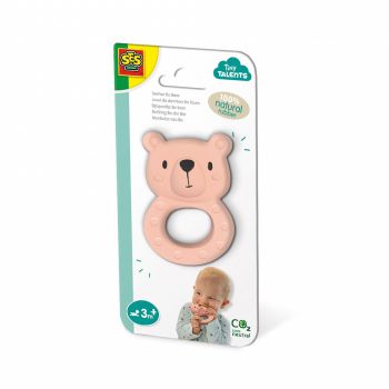 Jucarie dentitie - Ursul Bo din cauciuc  natural 100%