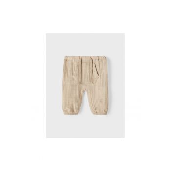 Pantaloni lungi -  301993315 - Bumbac - Bej