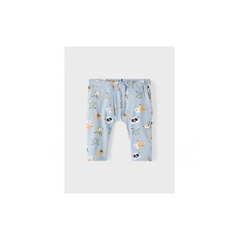 Pantaloni lungi -  301996200 - Bumbac organic - Elastan - Albastru