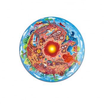 Puzzle copii arheologie, cu lumini led  (38 piese)