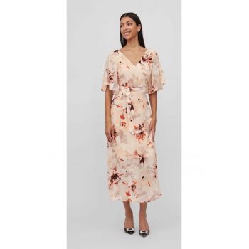 Rochie -  4864 - Poliester - Roz ieftina