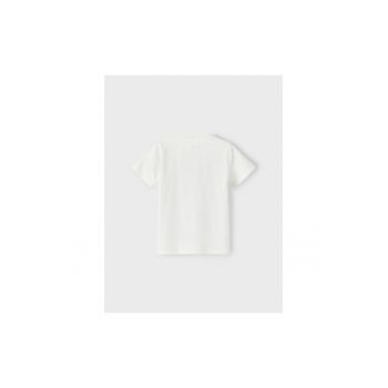 Tricou copii -  301470113 - Bumbac organic - Elastan - Alb