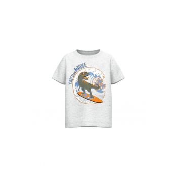 Tricou copii -  301994541 - Bumbac - Elastan - Gri