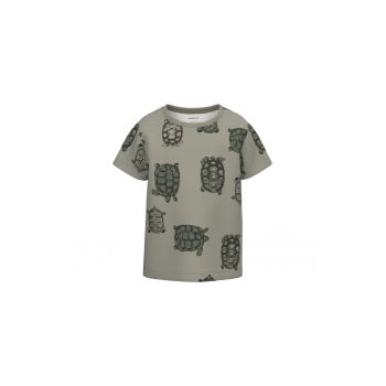 Tricou copii -  301995517 - Bumbac organic - Elastan - Gri