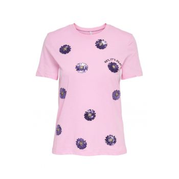 Tricou dama -  301828723 - Bumbac - Roz