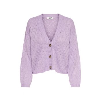 Cardigan dama -  Acril - Violet