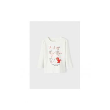 Hanorac Baieti -  301468929 - Bumbac organic/Elastan - Alb