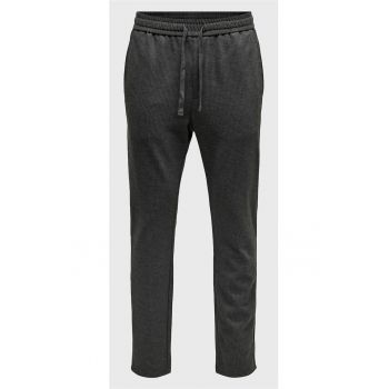 Pantaloni barbati -  Viscoza - Negru