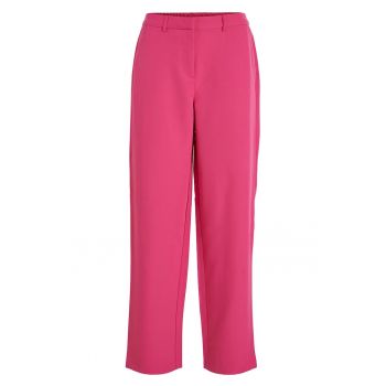 Pantaloni dama -  301807421 - Poliester - Roz