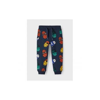 Pantaloni lungi -  300965825 - Bumbac - Albastru marin