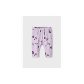 Pantaloni lungi -  300966167 - Bumbac - Violet
