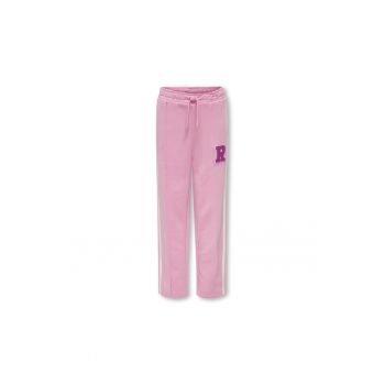 Pantaloni lungi -  301377597 - Bumbac - Roz
