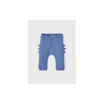 Pantaloni lungi -  301468431 - Bumbac organic - Elastan - Albastru
