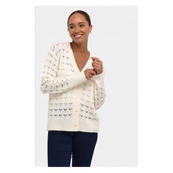 Pulover dama -  99335 - Ecru - Bumbac