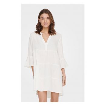 Rochie -  3045 - Bumbac - Alb