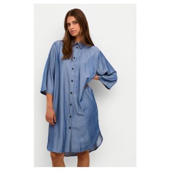 Rochie dama -  Albastru - Viscoza