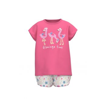 Set tricou si pantaloni scurti -  302000944 - Bumbac - Roz