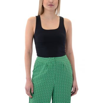 Top dama -  Poliamida/Elastan - Negru -