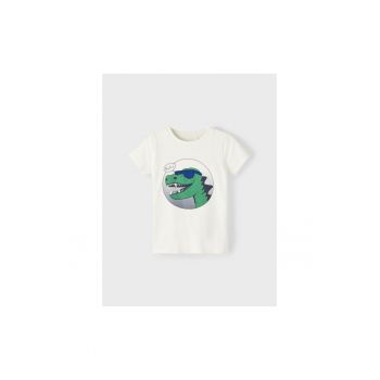 Tricou copii -  301470267 - Bumbac organic - Elastan - Alb