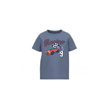 Tricou copii -  301470298 - Bumbac organic - Elastan - Albastru