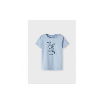 Tricou copii -  302000777 - Bumbac organic - Elastan - Albastru