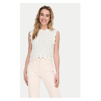 Tricou dama -  22823 - Bumbac/Poliester - Ecru