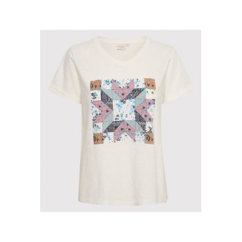Tricou dama -  301659617 - Bumbac - Ecru