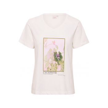 Tricou dama -  302097548 - Bumbac - Alb
