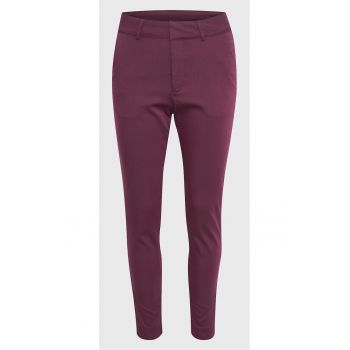 Pantaloni dama -  301055617 - Poliester - Claret