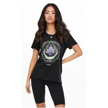 Tricou dama -  822783 - Negru - Bumbac -