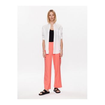 Pantaloni dama -  302955329 - Poliester - Roz